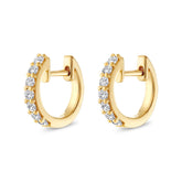 Essential Diamond Hoop Earrings - Dracakis Jewellers